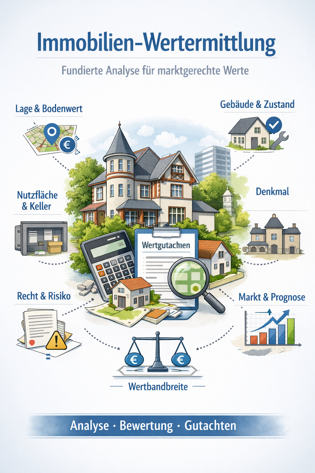 Immobilien-Wertermittlung – strukturierte Bewertung